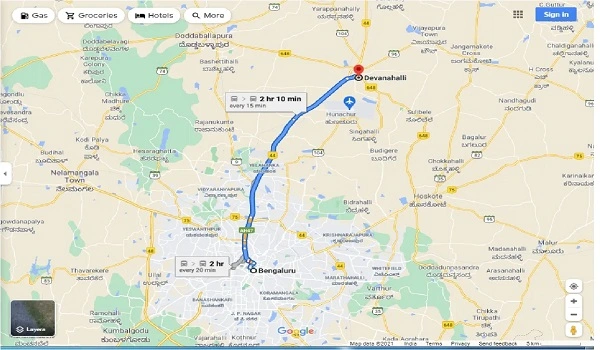 Featuerd Image of Devanahalli to Bangalore Distance and Maps